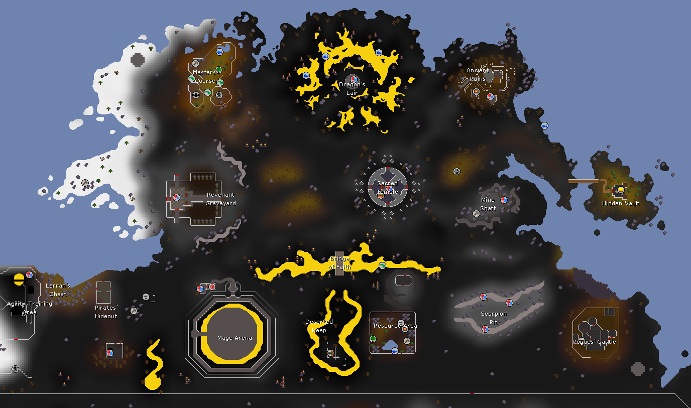 Wilderness Expansion Map